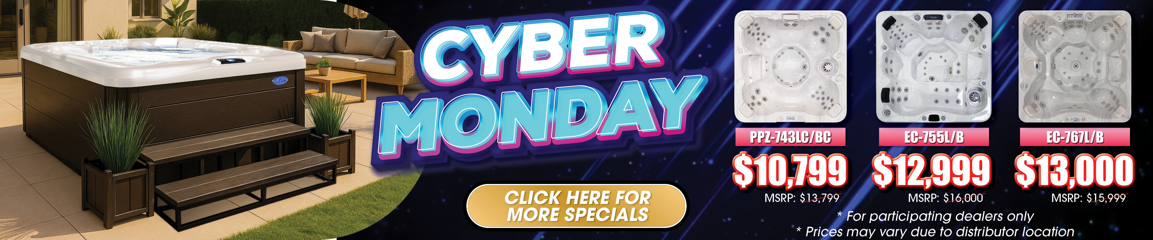 Calspas hot tub being used in a family setting - Stamford